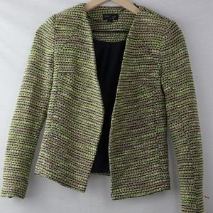 Topshop knitted neon blazer